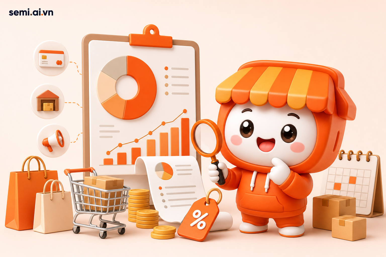 Áp lực chi phí sàn TMĐT: Tổng chi phí có thể chiếm tới 50% giá trị sản phẩm