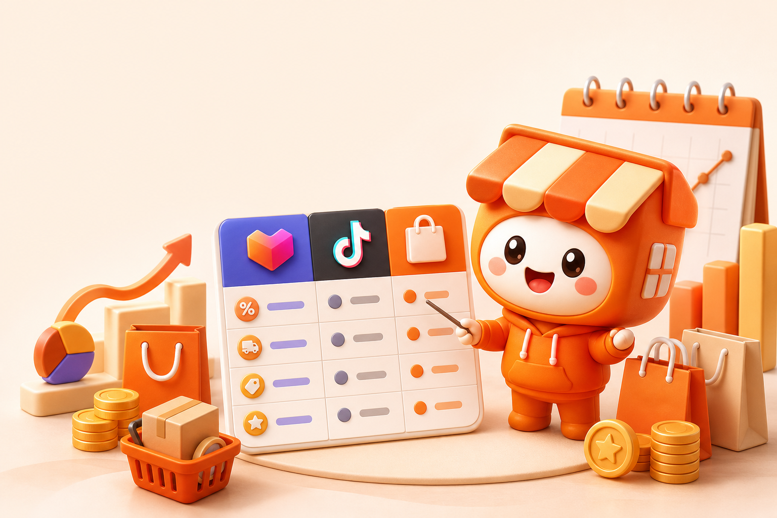 So sánh phí hoa hồng Lazada với TikTok Shop và Shopee 2026