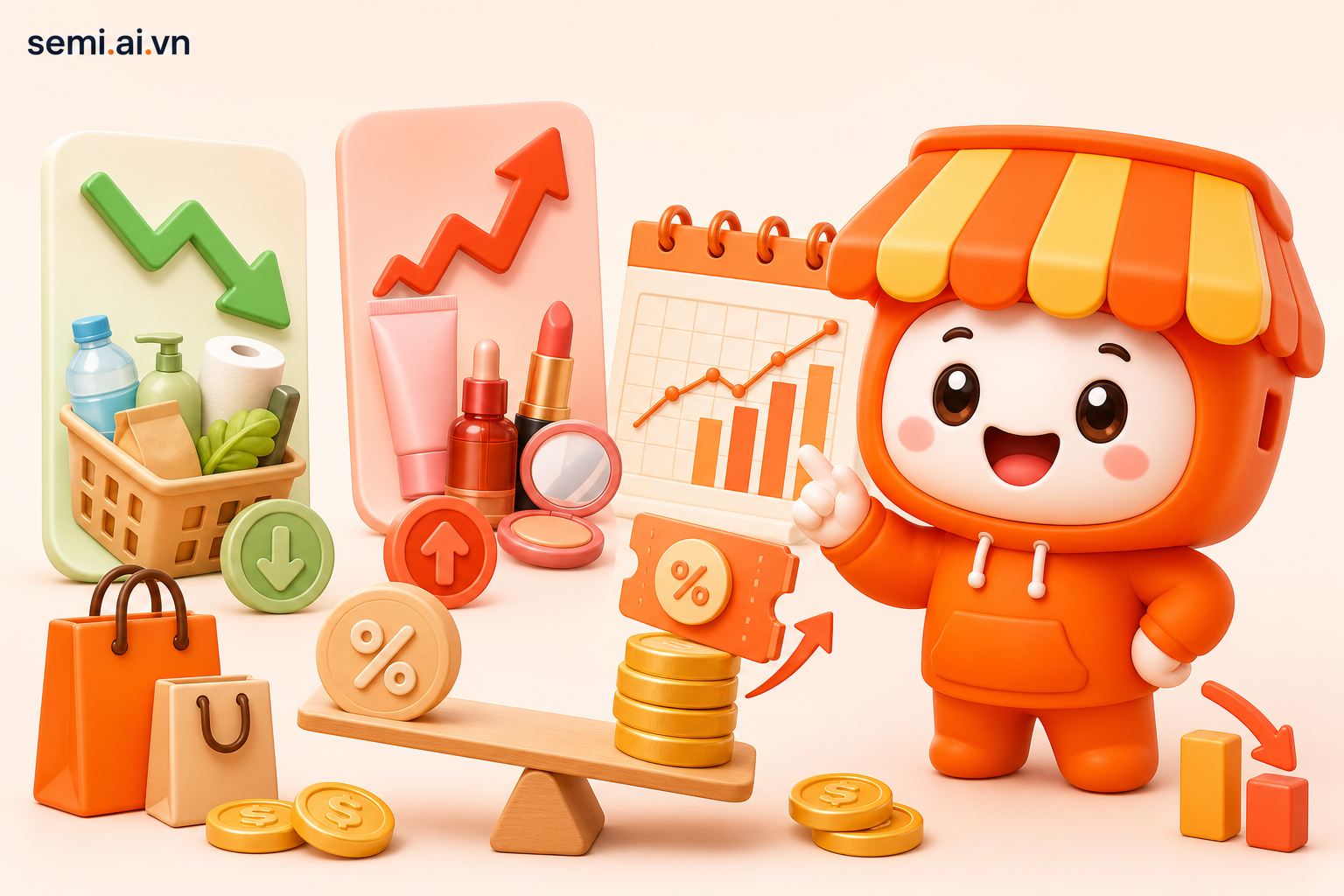 TikTok Shop điều chỉnh phí hoa hồng và phí Voucher Extra từ tháng 7/2026