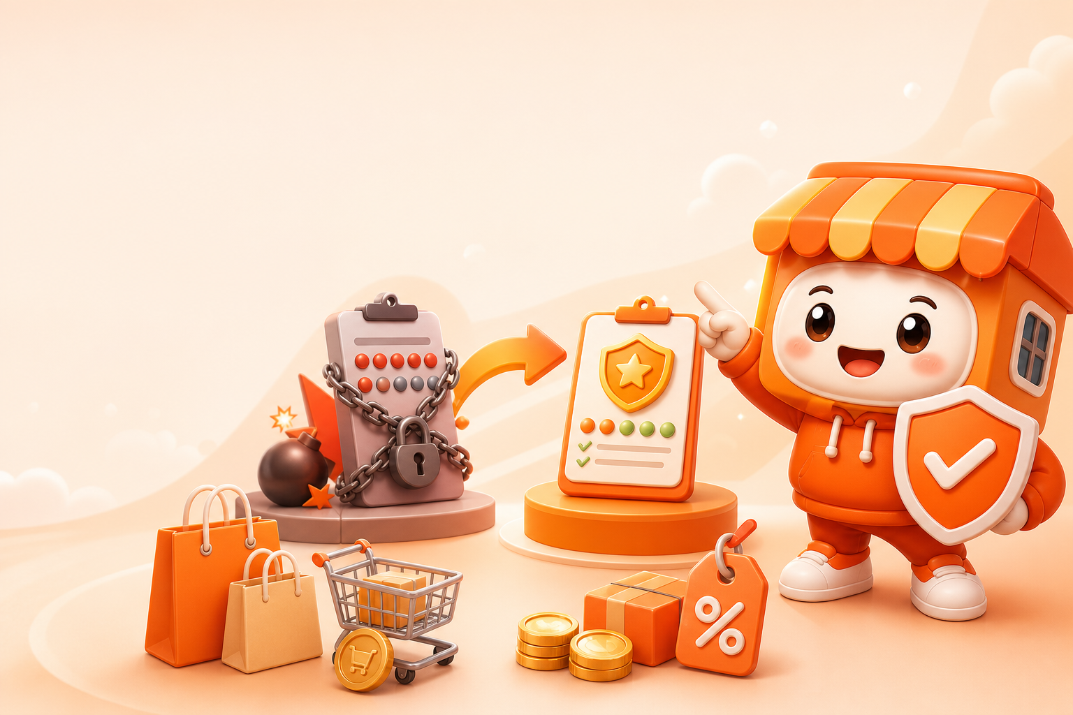 TikTok Shop thay đổi hệ thống tính điểm vi phạm từ tháng 07/2026